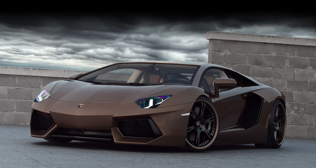 Lamborghini Aventador in the biggest car in the world top